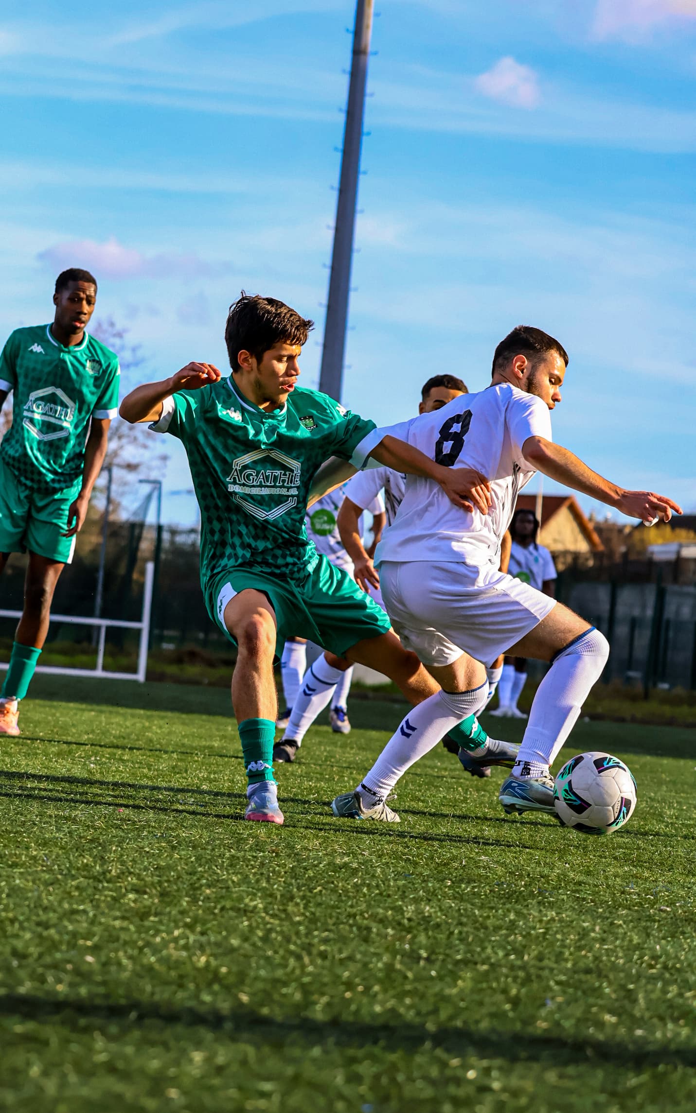 Match foot amateur — équipe partenaire Foot IQ